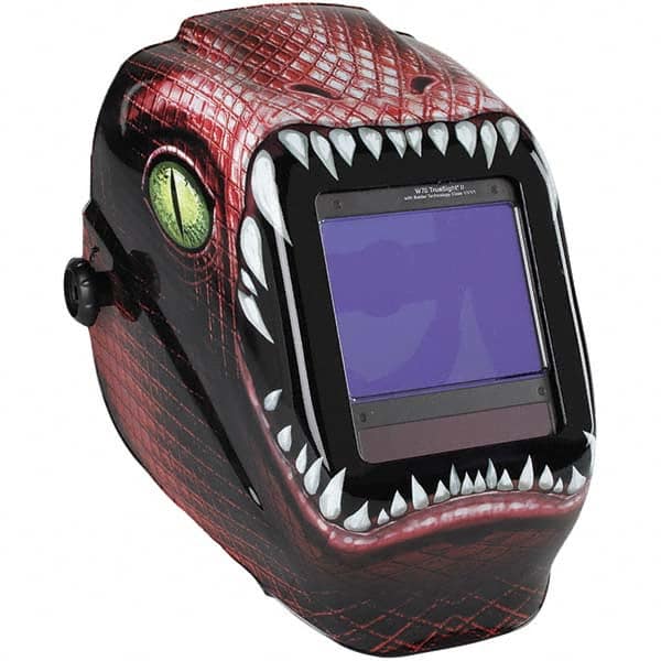 Jackson Safety - 3-1/4 Inch Wide x 4 Inch High Window, Shade 5 to 13, Auto Darkening Lens, Fixed Front Welding Helmet - USA Tool & Supply