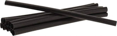 3M - 6" Long, 2:1, Polyolefin Heat Shrink Electrical Tubing - Black - USA Tool & Supply