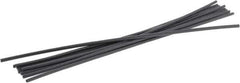 3M - 6" Long, 2:1, Polyolefin Heat Shrink Electrical Tubing - Black - USA Tool & Supply