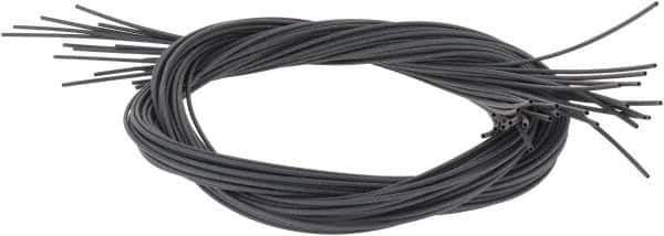 3M - 48" Long, 2:1, Polyolefin Heat Shrink Electrical Tubing - Black - USA Tool & Supply