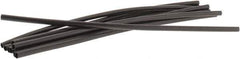 3M - 6" Long, 2:1, Polyolefin Heat Shrink Electrical Tubing - Black - USA Tool & Supply