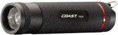 Coast Cutlery - White LED Bulb, 275 Lumens, Industrial/Tactical Flashlight - Black Aluminum Body, 3 AAA Alkaline Batteries Included - USA Tool & Supply