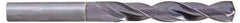 Accupro - 20mm 140° Solid Carbide Jobber Drill - AlTiN Finish, Right Hand Cut, Spiral Flute, Straight Shank, 178mm OAL, Standard Point - USA Tool & Supply
