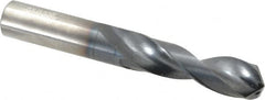 Accupro - 14mm 140° Spiral Flute Solid Carbide Screw Machine Drill Bit - USA Tool & Supply