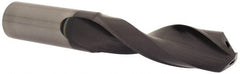 Accupro - 3/4" 140° Spiral Flute Solid Carbide Screw Machine Drill Bit - USA Tool & Supply