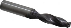 Accupro - 9/16" 140° Spiral Flute Solid Carbide Screw Machine Drill Bit - USA Tool & Supply