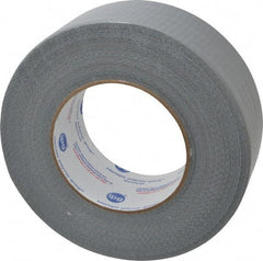 Intertape - 2" x 55m Silver Duct Tape - 9 mil, Rubber Adhesive, Polyethylene Cloth Backing, 18 Lb/ln Tensile Strength, 32°F to 160°F, Series AC20 - USA Tool & Supply
