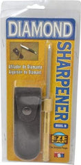 Eze Lap - Super Fine Grade Diamond Sharpener - Diamond Area 3-3/4" Long - USA Tool & Supply