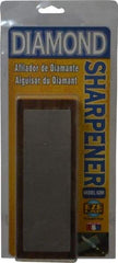 Eze Lap - 6" Long x 2" Wide Diam ond Sharpening Stone - Flat, 400 Grit, Medium Grade - USA Tool & Supply