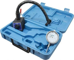 Fowler - 2-39/64" Long x 2" Wide x 2-3/16" High Magnetic Indicator Base - 85 Lb Magnetic Pull, Flexible Arm - USA Tool & Supply