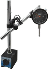 Fowler - 0.001" Graduation, 0-100 Dial Reading, Indicator & Base Kit - A Holder, 0.001 Inch Graduation, Includes Mag Base, Premium Indicator - USA Tool & Supply