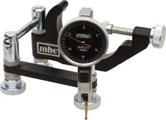 Fowler - 0.0005" Graduation, 0.03" Max Meas, 0-15-0 Dial Reading, Indicator & Base Kit - 1-1/4" Dial Diam - USA Tool & Supply
