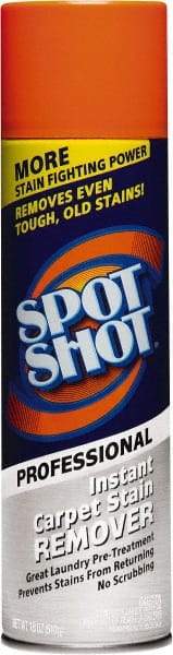 Spot Shot - 18 oz Aerosol Spot/Stain Cleaner - Use on All Types of Carpeting - USA Tool & Supply