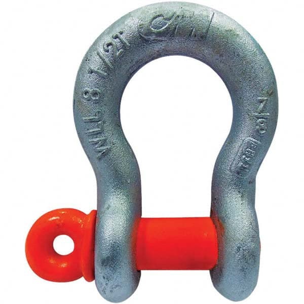CM - Shackles Nominal Chain Size: 1-3/8 Load Limit (Ton): 17.00 - USA Tool & Supply