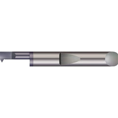 Micro 100 - Single Point Threading Tools; Thread Type: Internal ; Material: Solid Carbide ; Profile Angle: 60 ; Threading Diameter (Decimal Inch): 0.3200 ; Cutting Depth (Decimal Inch): 0.5000 ; Maximum Threads Per Inch: 32 - Exact Industrial Supply