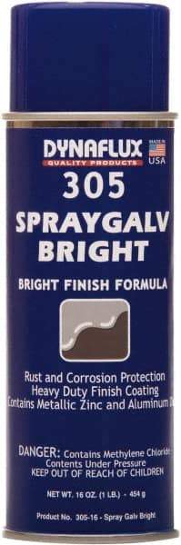 Dynaflux - 16 oz Galvanizing Spray - Comes in Aerosol - USA Tool & Supply