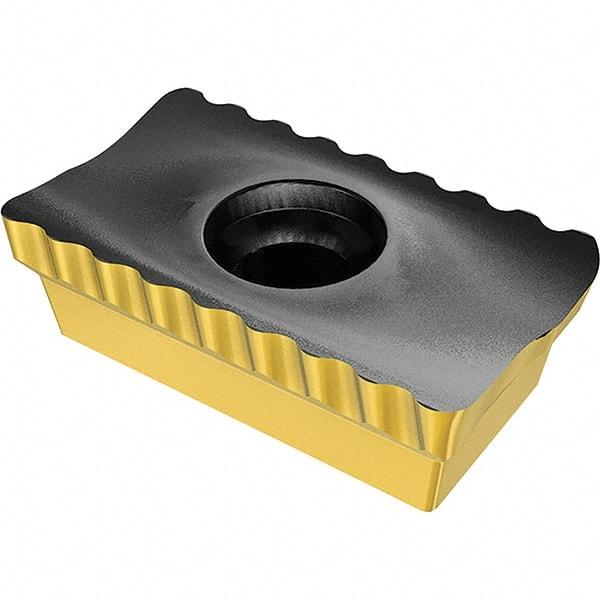 Iscar - P290 ACKT204 FW Grade IC882 Carbide Milling Insert - TiAlN/TiN Finish, 4.4mm Thick, 0.9mm Corner Radius - USA Tool & Supply