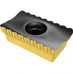 Iscar - P290 ACKT204 FW Grade IC882 Carbide Milling Insert - TiAlN/TiN Finish, 4.4mm Thick, 0.9mm Corner Radius - USA Tool & Supply