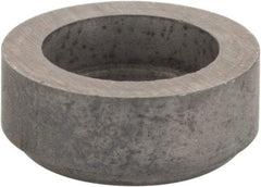 Hertel - 3/8" Inscribed Circle, Round External Turning Shim for Indexables - 3/16" Thick, IRSN Shim Style, Negative Rake, Neutral Cut - USA Tool & Supply