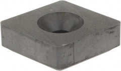 Hertel - 1/2" Inscribed Circle, Round External Turning Shim for Indexables - 3/16" Thick, SM Shim Style, Negative Rake, Neutral Cut - USA Tool & Supply