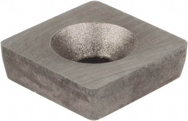 Hertel - 1/2" Inscribed Circle, Round External Turning Shim for Indexables - 1/8" Thick, SM Shim Style, Negative Rake, Neutral Cut - USA Tool & Supply