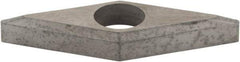 Hertel - 3/8" Inscribed Circle, Diamond (Shape) External Turning Shim for Indexables - 1/8" Thick, SKVN Shim Style, Negative Rake, Neutral Cut - USA Tool & Supply