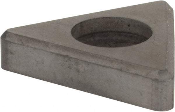 Hertel - 5/8" Inscribed Circle, Triangle External Turning Shim for Indexables - 3/16" Thick, ITSN Shim Style, Negative Rake, Neutral Cut - USA Tool & Supply