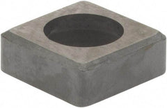 Hertel - 3/8" Inscribed Circle, Square External Turning Shim for Indexables - 1/8" Thick, ISSN Shim Style, Negative Rake, Neutral Cut - USA Tool & Supply