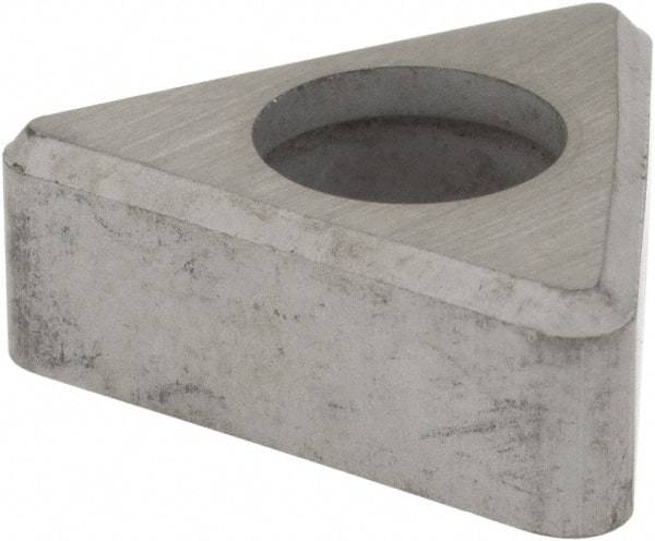 Hertel - 3/8" Inscribed Circle, Triangle External Turning Shim for Indexables - 3/16" Thick, ITSN Shim Style, Negative Rake, Neutral Cut - USA Tool & Supply