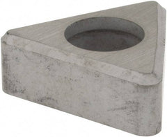 Hertel - 3/8" Inscribed Circle, Triangle External Turning Shim for Indexables - 3/16" Thick, ITSN Shim Style, Negative Rake, Neutral Cut - USA Tool & Supply