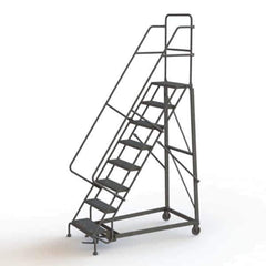 TRI-ARC - Rolling & Wall Mounted Ladders & Platforms Type: Rolling Warehouse Ladder Style: Rolling Safety Ladder - USA Tool & Supply