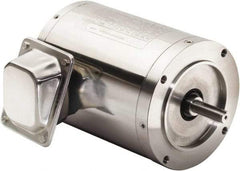 Boston Gear - 1 hp, TENV Enclosure, T-Stat Thermal Protection, 1,720 RPM, 230/460 Volt, 50/60 Hz, Three Phase Motor - Size 143TC Frame, C-Face Mount, 1 Speed, Ball Bearings, 3.04/1.52 Full Load Amps, F Class Insulation, Reversible - USA Tool & Supply