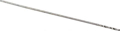 Walter-Titex - 0.27mm 118° High Speed Steel Jobber Drill - Oxide Finish, Right Hand Cut, Spiral Flute, Straight Shank, 3/4" OAL, Standard Point - USA Tool & Supply