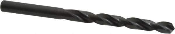 Walter-Titex - 8mm 118° High Speed Steel Jobber Drill - Oxide Finish, Right Hand Cut, Spiral Flute, Straight Shank, 4-39/64" OAL, Standard Point - USA Tool & Supply