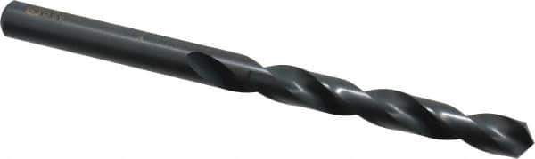 Walter-Titex - 8.9mm 118° High Speed Steel Jobber Drill - Oxide Finish, Right Hand Cut, Spiral Flute, Straight Shank, 4-59/64" OAL, Standard Point - USA Tool & Supply