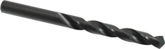 Walter-Titex - 10.5mm 118° High Speed Steel Jobber Drill - Oxide Finish, Right Hand Cut, Spiral Flute, Straight Shank, 5-15/64" OAL, Standard Point - USA Tool & Supply