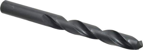 Walter-Titex - 18mm 118° High Speed Steel Jobber Drill - Oxide Finish, Right Hand Cut, Spiral Flute, Straight Shank, 7-33/64" OAL, Standard Point - USA Tool & Supply