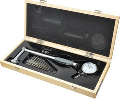 Fowler - 11 Anvil, 2 to 6" Dial Bore Gage - 0.0005" Graduation, Carbide Anvil - USA Tool & Supply
