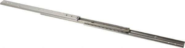 Sugatsune - 9-55/64" Slide Length, 10-39/64" Travel Length, Stainless Steel Ball Bearing Slide - 66 Lb Capacity at Full Extension - USA Tool & Supply