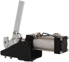 Gibraltar - 1,000 Lb Inner Hold Capacity, Vert Mount, Air Power Hold-Down Toggle Clamp - 1/8 NPT Port, 92° Bar Opening, 2-1/4" Height Under Bar - USA Tool & Supply