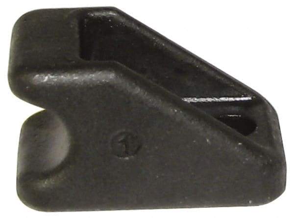 Gibraltar - 1 Lb Capacity, 0.34" Mounting Hole, Steel Clamp Latch Plate & Hook Assembly - 1.94" Base Length x 1.34" Base Width - USA Tool & Supply