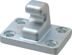 Gibraltar - 1 Lb Capacity, 0.41" Mounting Hole, Steel Clamp Latch Plate & Hook Assembly - 2.13" Base Length x 3.13" Base Width - USA Tool & Supply