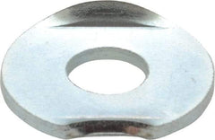 Gibraltar - Zinc Plated, Carbon Steel, Flanged Washer for 1/4" Diam Clamp Spindle - 1/4-20 Thread, 0.27" Hole Diam, 0.69" Overall Diam, 0.45" Between Flanges - USA Tool & Supply