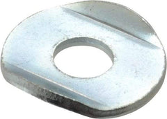 Gibraltar - Zinc Plated, Carbon Steel, Flanged Washer for 3/8" Diam Clamp Spindle - 3/8-16 Thread, 0.41" Hole Diam, 1" Overall Diam, 0.72" Between Flanges - USA Tool & Supply