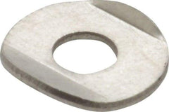 Gibraltar - Stainless Steel, Flanged Washer for Clamp Spindle - 10-32 Thread, 0.2" Hole Diam, 0.56" Overall Diam, 0.36" Between Flanges - USA Tool & Supply