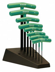 Bondhus - 8 Piece T9 to T40 T-Handle Torx Key Set - USA Tool & Supply