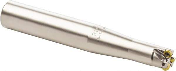 Seco - 16mm Cutting Diam, 20mm Shank Diam, 3mm Max Depth of Cut, Straight Shank Indexable Copy End Mill - 3 Inserts, RDH.. 06T1 Insert, R217.29 Toolholder - USA Tool & Supply