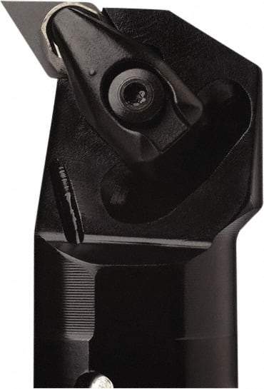 Seco - 32mm Min Bore Diam, 200mm OAL, 25mm Shank Diam, A-DDUN Indexable Boring Bar - 27mm Max Bore Depth, DNMA 1104.. Insert, Pin & Clamp Holding Method - USA Tool & Supply