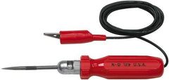 GearWrench - 4.5' Electrical Automotive Low-Voltage Circuit Tester - 6 & 12 Volt - USA Tool & Supply