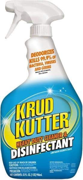 Krud Kutter - 32 oz Spray Bottle Disinfectant - Liquid, Disinfectant, Mild - USA Tool & Supply